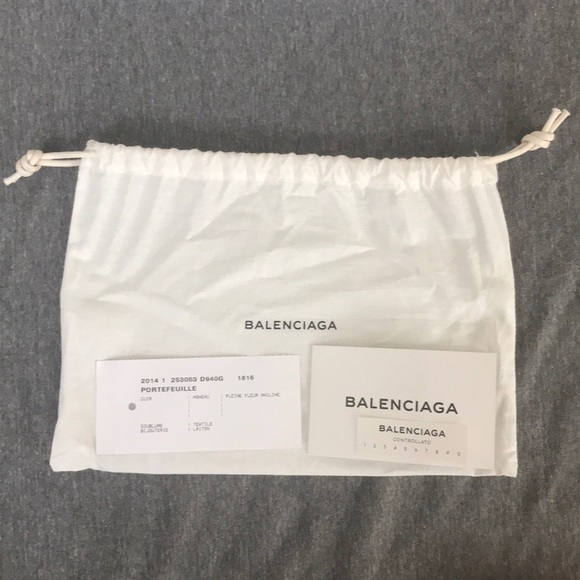 Balenciaga continental zip wallet